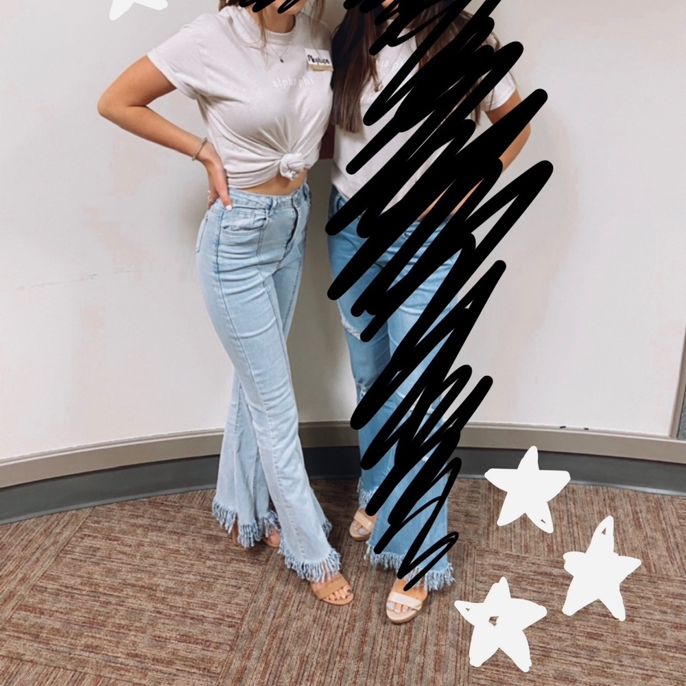Trendy Flare Jeans
